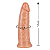 PROTESE TORTINHA MAÇICA 14 x 3,4 CM PENIS - Imagem 1