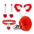 KIT RAPOSA TIARA GRAMPOS SEIOS GARGANTILHAS PLUG P - Imagem 1