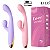 VIBRADOR PONTO G E CLITÓRIS RECARREGÁVEL COM 10 MODOS DE VIBRAÇÃO - Imagem 1