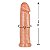 PROTESE GARANHÃO MACIÇA 20 x 4,4 CM PENIS - Imagem 2