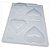 FORMA DE SILICONE CORAÇÃO 200g BWB - Imagem 1