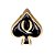 EMOJI METAL DOURADA CALCINHA PERSONALIZÁVEL YAFFA - DAMA DE ESPADA - Imagem 1
