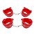 KIT SADO ERÓTICO BONDAGE 3 VERMELHO SEXY IMPORT - Imagem 3