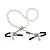 GRAMPOS/PRENDEDOR PARA MAMILOS SEIOS COM CORRENTE DE PÉROLAS BONDAGE E BDMS - Imagem 1