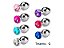 PLUG ANAL METAL REDONDO PEDRA G - Imagem 1
