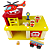 Brinquedo De Bombeiro Madeira Educativo Caminhão Helicóptero - Imagem 5
