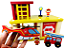 Brinquedo De Bombeiro Madeira Educativo Caminhão Helicóptero - Imagem 3