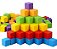 Brinquedo Educativo Cubos Coloridos Didático Encaixe Formas - Imagem 1