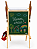 Lousa Infantil Magnética Educativa Capivara Régua Crescimento - Imagem 4