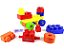Brinquedo Educativo Mega Blocos Montar 120 Peças Com Rodinhas - Imagem 2