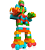 Brinquedo Educativo Mega Blocos Montar 120 Peças Com Rodinhas - Imagem 3