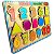 Brinquedo Educativo Números Formas Geométricas Madeira - Imagem 3