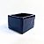 CAIXA QUADRADA ABERTA AZUL COBALTO - Imagem 3