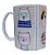Caneca Polímero Gatinhos e Cachorrinhos 325ml - Imagem 3