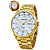 Relógio Seculus Masculino Dourado 18K Long Life 20802GPSVDA1 KlockCel - Imagem 3