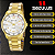 Relógio Seculus Masculino Dourado 18K Long Life 20802GPSVDA1 KlockCel - Imagem 4
