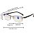 Óculos de leitura sem aro clássico masculino feminino anti luz azul uv - Imagem 3