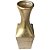 Vaso Decorativo Alto em Cerâmica 37cm Dourado Concepts Life - Imagem 2