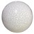 Luminária Bola de Vidro Craquelado 19cm Branco – V Madalozzo - Imagem 1