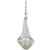 Peça Decorativa Gota Mia Murano Transparente Grande - Imagem 1