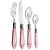 Faqueiro Mother Pearl em Aço Inox 24 Peças Rosa Luxo - Lyor - Imagem 1