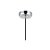Pendente Ferro Prata Arame Preto D36 cm - DAYHOME - Imagem 3