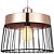 Lustre Pendente em Ferro e Arame Adely Lighting Preto/Cobre - Imagem 2