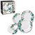 Aparelho de Jantar 20 Peças Cerâmica Branco Floral - WELLMIX - Imagem 2