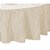 Toalha de Mesa Redonda Passion Clean Lisa 2m Bege Dohler - Imagem 2