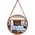 Espelho Decorativo Redondo Rose com Alça Marrom Ø60cm - FWB - Imagem 2