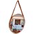 Espelho Decorativo Redondo Rose com Alça Marrom Ø60cm - FWB - Imagem 3