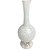 Vaso Decorativo Nazari em Vidro 47cm Branco -CRISTAIS LABONE - Imagem 1