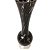 Vaso Decorativo Nazari em Vidro 39cm Preto -CRISTAIS LABONE - Imagem 3