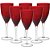 Jogo de Taças 6 pçs Vinho Rouge 500ml Vidro Vermelho - GS - Imagem 1