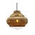 Pendente Decorativo Fuzy Dourado Ø27,5cm em Metal - BELLA - Imagem 2