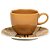Jogo de Chá com 6 Xícaras e Pires Raízes 220ml em Porcelana - Imagem 1