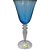 Jogo de Taças Versaille p/Vinho 280ml Azul em Vidro 4 Pcs - Imagem 2