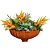 Vaso Floreira em Cerâmica com Pé 38cm Laranja - Ana Claudia - Imagem 2