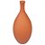 Vaso Garrafa Elegance Terra 33cm Laranja Telha – May Home - Imagem 2