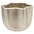 Vaso Decorativo Winding 16cm Branco Pérola – May Home - Imagem 1
