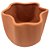 Vaso Decorativo Winding Terra 16cm Laranja Telha – May Home - Imagem 2