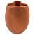 Vaso Decorativo Winding Terra 23cm Laranja Telha – May Home - Imagem 2
