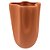 Vaso Decorativo Winding Terra 28cm Laranja Telha – May Home - Imagem 1