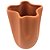 Vaso Decorativo Winding Terra 28cm Laranja Telha – May Home - Imagem 2