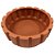 Vaso Cachepot Ikebana Terra Ø23cm Laranja Telha – May Home - Imagem 2