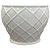 Vaso Cachepot Rope Off White 16x20cm - May Home - Imagem 1