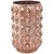 Vaso Decorativo em Vidro Rose 30x19cm - Grillo - Imagem 1