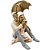 Figura Decorativa de Resina Casal Com Guarda-chuva 17cm - Imagem 1