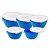 Kit bowl Azul com 5 peças MB - Imagem 1