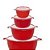 Kit bowl vermelho com 5 peças MB - Imagem 2